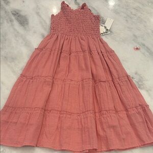 Chelsea & Violet Coral Sleeveless Girl’s  Dress